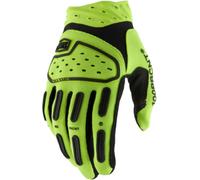 100% Airmatic 2 Motocross Gloves, neon yellow, size XL