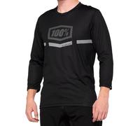 100% Airmatic 3/4 Sleeves MX Motocross Jersey Black
