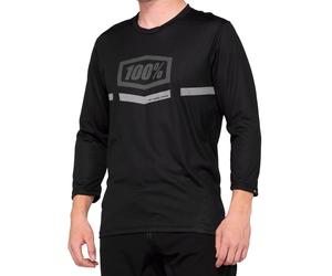 100% Airmatic 3/4 Sleeves MX Motocross Jersey Black