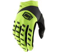 100% Airmatic Bicycle Gloves, black-yellow, size S for Men