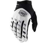 100% Airmatic Bicycle Gloves, white/black, size S