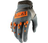 100% Airmatic Hexa Motocross Gloves, grey-orange, size 2XL for Men