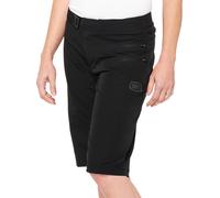 100% Airmatic Ladies Bicycle Shorts, black, size M