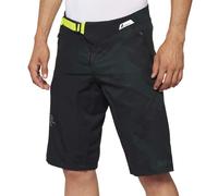 100% Airmatic LE Bicycle Shorts, black-green, size 38 for Men
