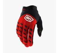 100% Airmatic Long Finger MTB Cycling Gloves Red/Black