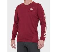 100% Airmatic Long Sleeve MTB Cycling Jersey Merlot