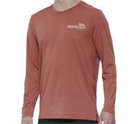 100% Airmatic Long Sleeves Bicycle Cycle Bike Jersey Cardinal