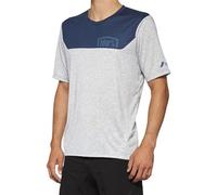 100% Airmatic Short Sleeve MTB Cycling Jersey Grey/Midnight