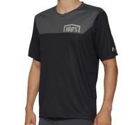 100% Airmatic Short Sleeves Bicycle Cycle Bike Jersey Charcoal / Black