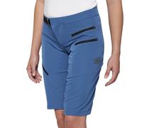 100% Airmatic Ladies Bicycle Shorts, blue, size S for Women