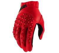 100% Airmatic Youth/Junior Gloves Red / Black - L