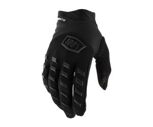 100% Airmatic Youth MX Gloves Black/CharcoalL Black,Charcoal
