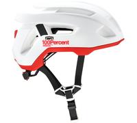 100% Altis Gravel Bicycle Helmet, white-orange for Men