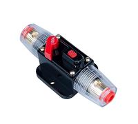 100 AMP Circuit Breaker 100A Inline Fuse Holder Inverter Block DC 12V-24V Volt Manual Reset for Car Automotive Marine Boat Audio Solar System Protection