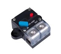 100 AMP Circuit Breaker 100A Self Recovery Inline Fuse Holder Resettable Inverter Block DC 12V-48V Volt Trolling Motor Stereo Audio Waterproof Manual Reset for Car Automotive Marine RV Boat Truck