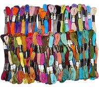 100 Anchor Solid Stitch Sewing Skeins Cotton Embroidery Thread Floss 100 shades by ANCHOR