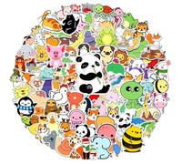 100 Animal Stickers, Animal Head Stickers, Cute Children’S Stickers, Interesting Animal Stickers, Self-Adhesive Graffiti Stickers, Diy Decorative Stickers