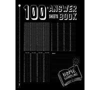 100 + Answer Sheet Book: 100 Answer Sheets A B C D E For Your Exams: A Book For Students ( Self-Practice) Tests,100 (Multiple Choice A B C D E ) Per ... Inside This Book , 8.5 x 11 Inches, 111 pages