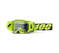 §100% ARmatic Forecast MX Goggles Neon Yellow-Clear Lens§