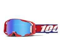100% Armatic Goggles - Best / Mirror Blue Lens