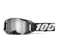 100% Armatic Goggles - Black / Mirror Silver Flash Lens