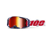 100percent Armatic Off-road Goggles Blue Mirror Red