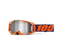 100percent Armatic Off-road Goggles Orange Mirror Silver Flash