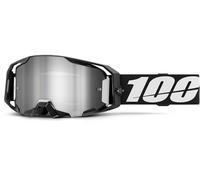 100% ARmatic Motocross Goggles, black-white for Men