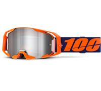 100% ARmatic Motocross Goggles, blue/orange
