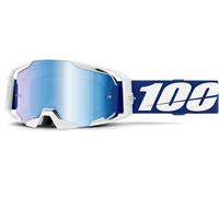 100% ARmatic Motocross Goggles, blue/white