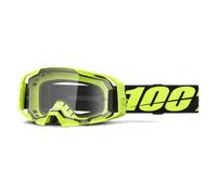 100% ARmatic MX Goggles Clear Lens Neon Yellow Neon Yellow