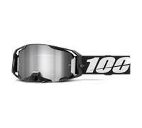 100% Armatic MX Goggles Mirror Lens Black Black