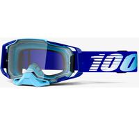 100% Armega Essential Motocross Goggles, blue