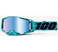 100% Armega Esterel Motocross Goggles, turquoise/blue