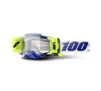 §100% Armega Forecast MX Goggles Blue-Clear§