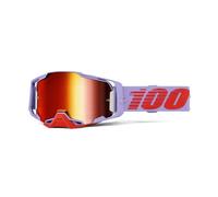 100% ARMEGA Goggle Fausto - Red Mirror Lens