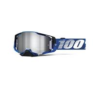 §100% Armega Rockchuck Flash Silver Lens MX Goggles§