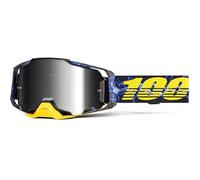100% Armega Goggles, Furious/Silver Mirror Lens, One Size