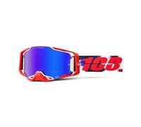 100% Armega Hiper Morpho Off-Road Goggles Mirror Blue