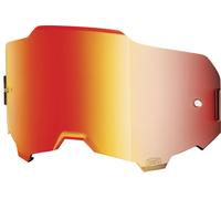 100percent Armega Replacement Lenses Golden Injected Mirror Red Lens/CAT2 Injected Mirror Red Lens/CAT2 Red
