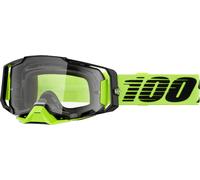 100percent Armega Goggles Green Clear Lens/CAT0 Clear Lens/CAT0 Neon Yellow