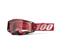 §100% Armega MX Goggles Red-Clear Lens§