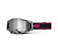 100% Armega MX Goggles Mirror Silver Lens Sarcelle Sarcelle