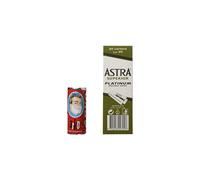 100 Astra Superior Safety Razor Blades and Arko Shaving Cream Soap Stick