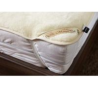 100% Australian Merino Wool Reversible Mattress Topper Cashmere Wool Underblanket, KING size underblanket 160 x 200cm WOOLMARKED