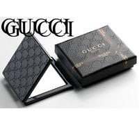 100%AUTHENTIC Ltd Edtn GUCCI BLACK Couture BEAUTY~TOUCH UP~HANDBAG DOUBLE MIRROR