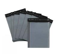 100 Bags 6x9 Inch Grey Mailing Bags Self-Seal | Tear-Proof Plastic Parcel Envelopes for Shipping & Packing, Postage