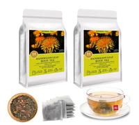 100 Bags Dandelion Root Leaf Tea, 100% Natural Roasted Dried Herbal Dandelion Root Tea Bag, Premium Dandelion Tea Loose Leaf, 2g/Bag, 100 Tea Bags/7.06 Oz in Total, Individually Packaged