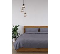 100% Bamboo Complete Bedding Set Panda London Dark Grey Super King