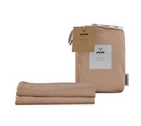 Panda Bamboo Plain Pink 320TC Kids Fitted Sheet - Cot